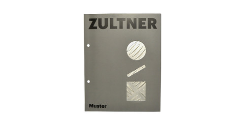 ZULTNER-Muster 1008 Alu Warzenblech AW-5754 (AlMg3) Quintett gebeizt (2,0/2,5 mm)